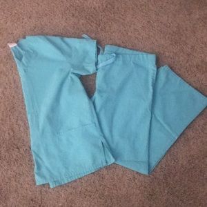 aqua scrub set